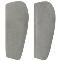 vidaXL Headboard with Ears Light Gray 64.2