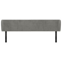 vidaXL Headboard with Ears Light Gray 72