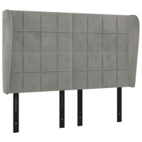 vidaXL Headboard with Ears Light Gray 57.9