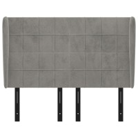 vidaXL Headboard with Ears Light Gray 57.9