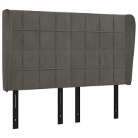 vidaXL Headboard with Ears Dark Gray 57.9