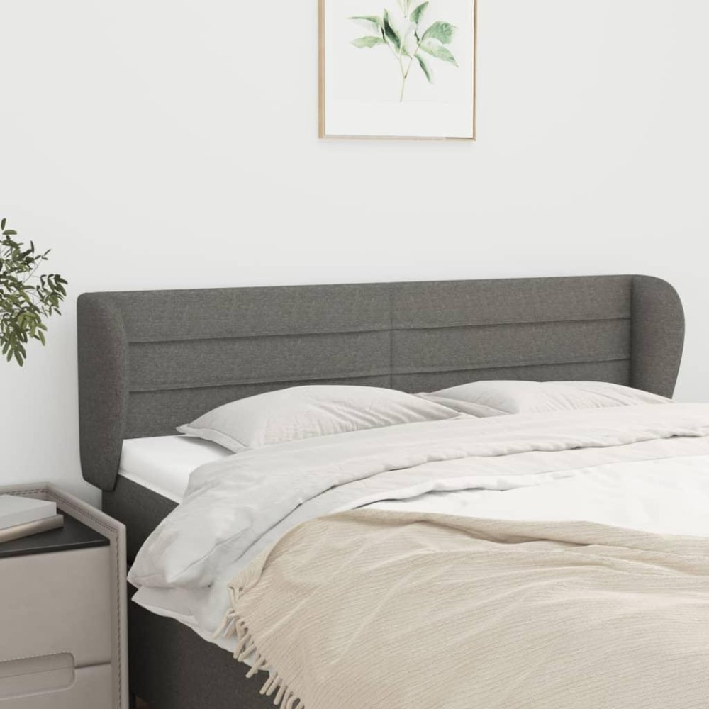 vidaXL Headboard with Ears Dark Gray 57.9