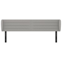 vidaXL Headboard with Ears Light Gray 72