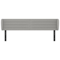 vidaXL Headboard with Ears Light Gray 79.9