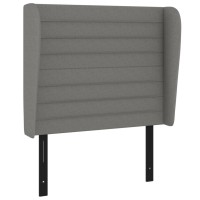 vidaXL Headboard with Ears Dark Gray 40.6