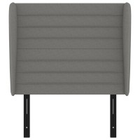 vidaXL Headboard with Ears Dark Gray 40.6