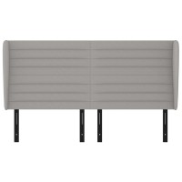 vidaXL Headboard with Ears Light Gray 64.2