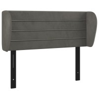 vidaXL Headboard with Ears Dark Gray 40.6