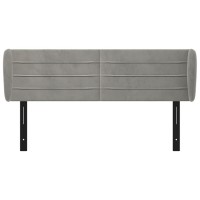 vidaXL Headboard with Ears Light Gray 57.9