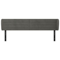 vidaXL Headboard with Ears Dark Gray 64.2