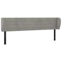 vidaXL Headboard with Ears Light Gray 72