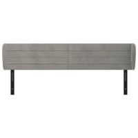 vidaXL Headboard with Ears Light Gray 72