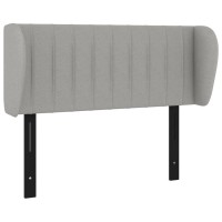 vidaXL Headboard with Ears Light Gray 40.6