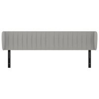 vidaXL Headboard with Ears Light Gray 72