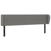 vidaXL Headboard with Ears Dark Gray 72