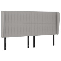 vidaXL Headboard with Ears Light Gray 64.2