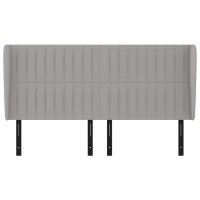 vidaXL Headboard with Ears Light Gray 64.2