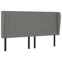 vidaXL Headboard with Ears Dark Gray 79.9