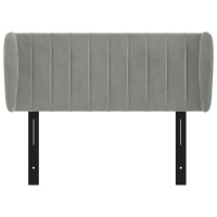 vidaXL Headboard with Ears Light Gray 40.6