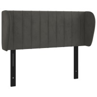 vidaXL Headboard with Ears Dark Gray 40.6