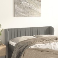 vidaXL Headboard with Ears Light Gray 57.9