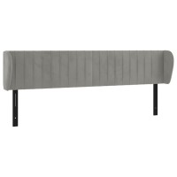 vidaXL Headboard with Ears Light Gray 72