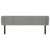 vidaXL Headboard with Ears Light Gray 72