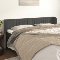 vidaXL Headboard with Ears Dark Gray 72