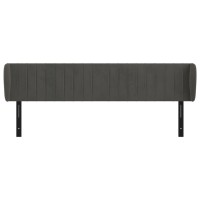 vidaXL Headboard with Ears Dark Gray 72