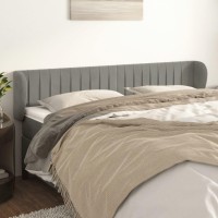 vidaXL Headboard with Ears Light Gray 79.9