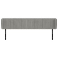 vidaXL Headboard with Ears Light Gray 79.9