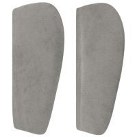 vidaXL Headboard with Ears Light Gray 79.9