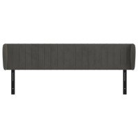 vidaXL Headboard with Ears Dark Gray 79.9