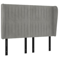 vidaXL Headboard with Ears Light Gray 57.9