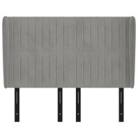 vidaXL Headboard with Ears Light Gray 57.9