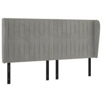 vidaXL Headboard with Ears Light Gray 64.2