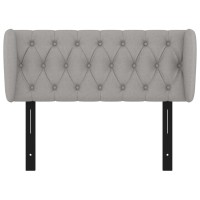 vidaXL Headboard with Ears Light Gray 40.6