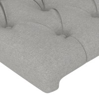 vidaXL Headboard with Ears Light Gray 40.6