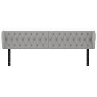 vidaXL Headboard with Ears Light Gray 72