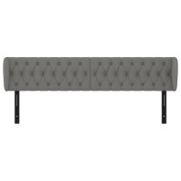 vidaXL Headboard with Ears Dark Gray 72