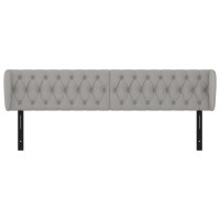 vidaXL Headboard with Ears Light Gray 79.9