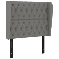 vidaXL Headboard with Ears Dark Gray 40.6