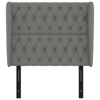 vidaXL Headboard with Ears Dark Gray 40.6