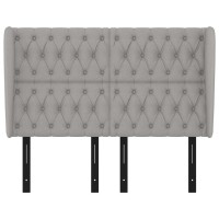 vidaXL Headboard with Ears Light Gray 57.9