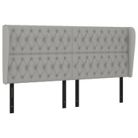 vidaXL Headboard with Ears Light Gray 72