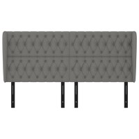 vidaXL Headboard with Ears Dark Gray 72