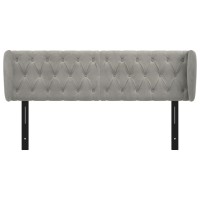 vidaXL Headboard with Ears Light Gray 57.9