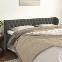 vidaXL Headboard with Ears Dark Gray 72