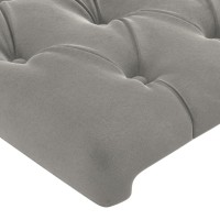 vidaXL Headboard with Ears Light Gray 79.9