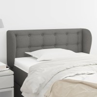 vidaXL Headboard with Ears Dark Gray 40.6